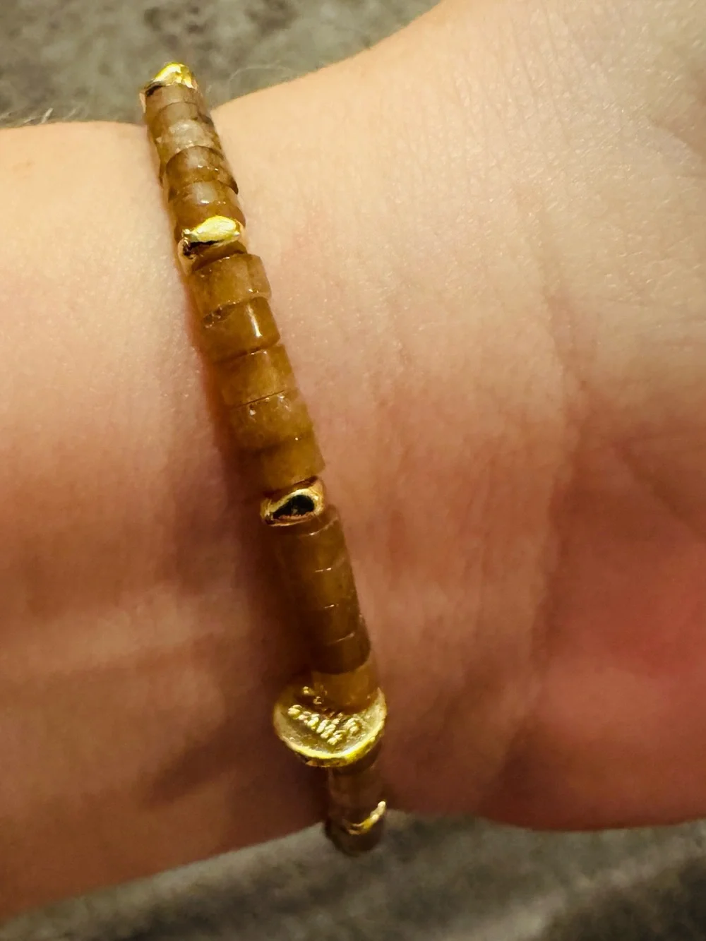 “Mama” Beaded Stretch Bracelet